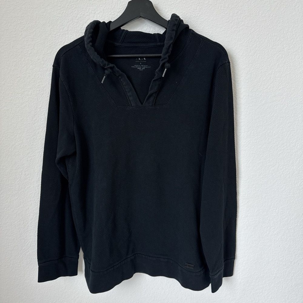 A/X Armani Exchange Men’s Relaxed Fit Sweatshirt Hooded Long Sleeves, size Large
